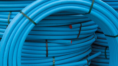 Pressure service pipe for potable water