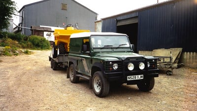 1998 Drainfast Alton Landrover and Trailer for deliveries 