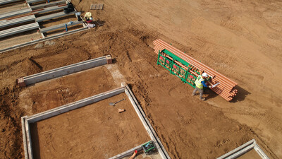 OHOB Construction Site Drone Photo