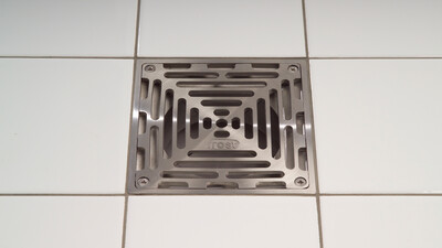 Frost floor drain gully square stainless steel grating