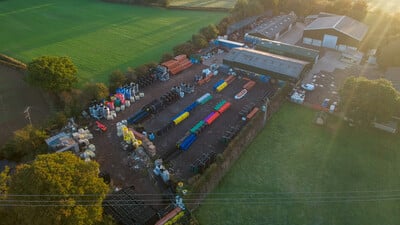 Drainfast midlands depot drone photo