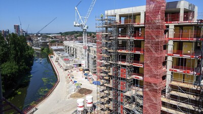 St George Grand Union Project during construction