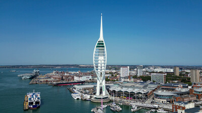 Portsmouth Spinnaker Tower Drone Photo