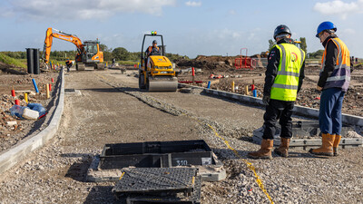 Barratt Developments Roads and Sewers Construction Liverpool