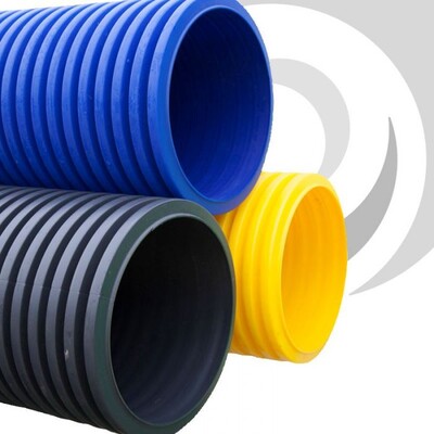 300mm ID Gas T/W Duct x6m; YELLOW; P/E