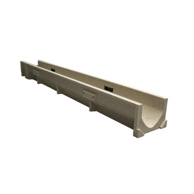 EUROSELFV+ 100mm W x 95mm D Polymer Concrete Channel x1m; C250