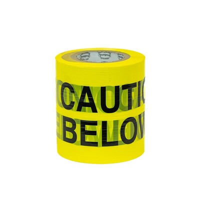 Detectable U/G Warning Tape - ELECTRIC (x100m) YELLOW
