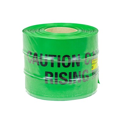 Detectable U/G Warning Tape - Rising Main (x100m) - Green