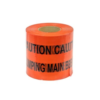 Detectable U/G Warning Tape - Sewer Pumping Main (x100m) Red