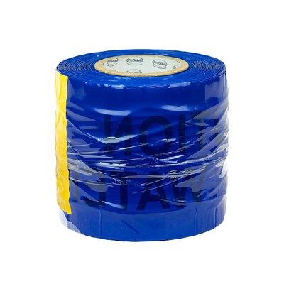 Detectable U/G Warning Tape - WATER PIPE (x100m) BLUE