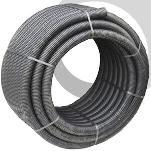 Perforated Land Drain: 160mm x50m Coil; Black