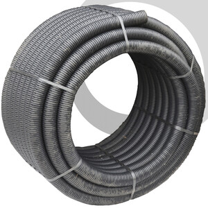 PERFORATED Land Drain: 60mm x 150m Coil; BLACK