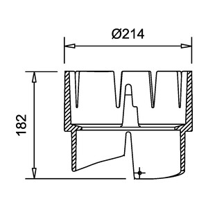 Frost Extension adjustable for heavy duty floor drain assemblies