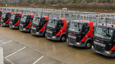 Fleet of Drainfast DAF LF Trucks