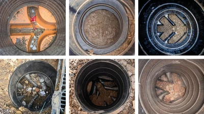 Blocked Drainage Issues Inspection Chambers MuckStopper Problem