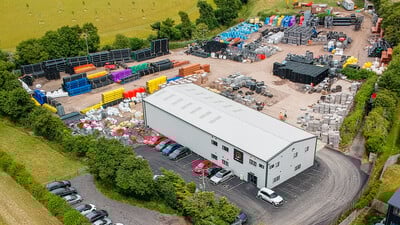 Drainfast Alton Depot and Office Drone Photo