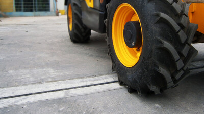 Slot Drain Swarm Aqua Heavy Duty Telehandler Concrete Yard