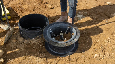 OHOB MuckStopper IC 450 Sand Underground Drainage Inspection Chamber