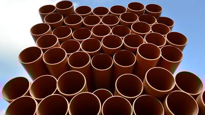 Drainfast Sewer Pipe Pack End Drainage PVC