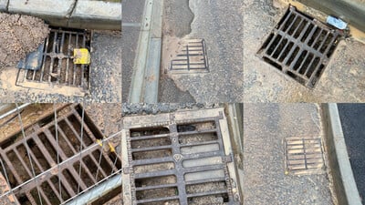 blocked road gully problem muckstopper