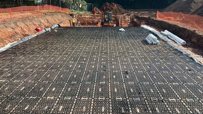 large soakaway installation uk