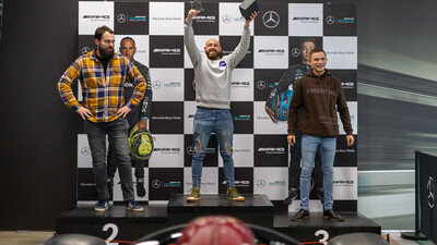 The winners of the Drainfast team building race