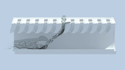 ULMA MAX FLOW System cross section channel drain 
