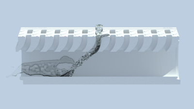 ULMA MAX FLOW System cross section channel drain 