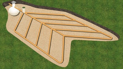 drainage septic tank leach