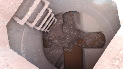 silt in manhole