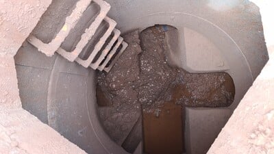 silt in manhole