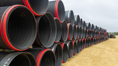 Aquaspira Large Diameter Pipes on McCoy Contractors project in Doncaster