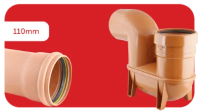 110mm underground drainage pipe fittings