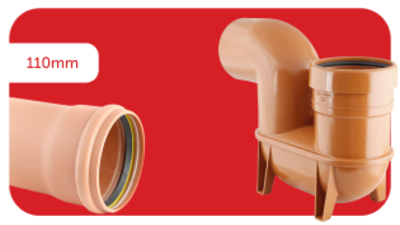 110mm underground drainage pipe fittings