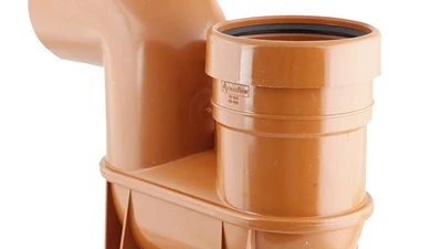 110mm UPVC Drainage 'P' Trap Gully