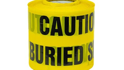 Underground Warning Tape - Buried Services (x365m) Yellow
