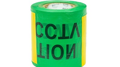 Underground Warning Tape - CCTV (x365m) - GREEN
