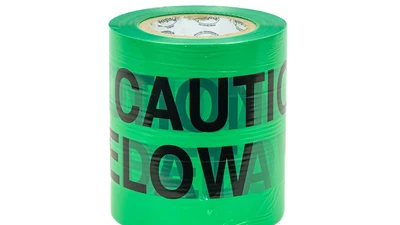 Underground Warning Tape - DATA CABLE (x365m) GREEN
