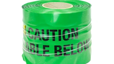 Detectable U/G Warning Tape - Communications (x100m) Green