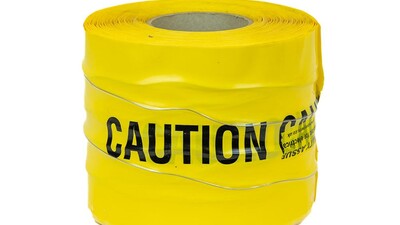 Detectable U/G Warning Tape - Caution (x100m) Yellow