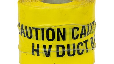 Detectable U/G Warning Tape - HV Duct (x100m) RED
