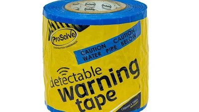 Detectable U/G Warning Tape - Surface Water (x100m) - Green
