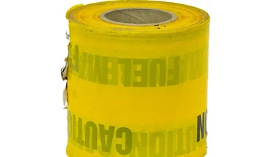 Underground Warning Tape - Fuel Main (x365m) Yellow