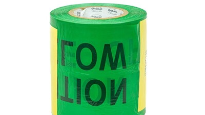 Underground Warning Tape - TELEPHONE (x365m) - GREEN