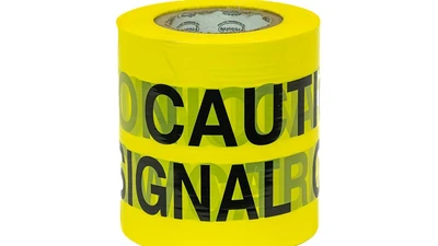 Underground Warning Tape - TRAFFIC SIGNAL (x365m) - YELLOW
