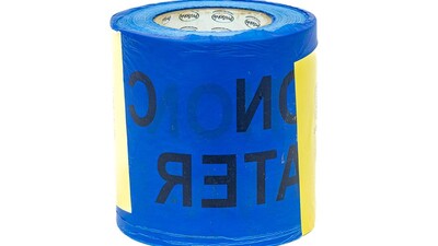Underground Warning Tape - Water (x365m) BLUE