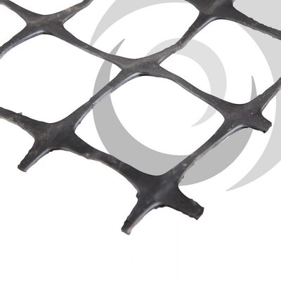 30/30 Biaxial Geogrid 3.95x50m Black