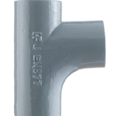 100x100mm Halifax HD Single Curve Branch T Junction. 88deg; Grey