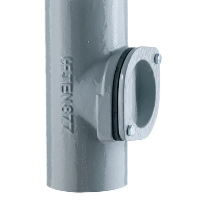 100mm Halifax HD Round Access Pipe; Grey round door