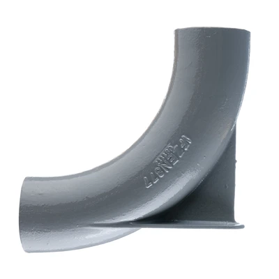 150mm Halifax HD Long Rad Heel Rest Bend 88deg; Grey